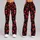 Coral Red Bows and Dots for Chic Everyday Style and Playful Activewear Looks Leggings - 9