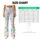 Pastel Colorful Paw Prints for Yoga, Pilates, and Everyday Activewear Leggings - 7