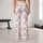 Blush Cherry and Sage Bow Motifs for Sweet Studio-to-Street Activewear Style and Yoga Days Leggings - 10