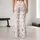 Ivory Rosebud Sprigs For Pilates, Gym, And Everyday Wellness Wear Leggings - 10