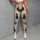 Black Cat Bow Tie Motifs for Cozy Everyday Style, Casual Outings, and Feline Fans Leggings - 6