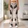 Black Cat Bow Tie Motifs for Cozy Everyday Style, Casual Outings, and Feline Fans Leggings - 12