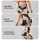 Black Cat Bow Tie Motifs for Cozy Everyday Style, Casual Outings, and Feline Fans Leggings - 2