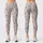 Soft Ivory Gray Leopard Spots for Yoga, Pilates, and Everyday City Style for Women Leggings - 3