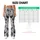 Monochrome Speckled Hens for Playful Farmhouse Style and Everyday Active Living Leggings - 7