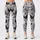 Monochrome Speckled Hens for Playful Farmhouse Style and Everyday Active Living Leggings - 3