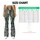 Teal Paisley and Polka Dot Motifs for Yoga, Travel and Everyday Activewear Style Leggings - 7