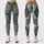 Teal Paisley and Polka Dot Motifs for Yoga, Travel and Everyday Activewear Style Leggings - 1