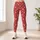 Rose Red Heart Motifs for Romantic Workouts and Everyday Activewear for Women Leggings - 4