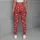 Rose Red Heart Motifs for Romantic Workouts and Everyday Activewear for Women Leggings - 6
