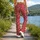 Rose Red Heart Motifs for Romantic Workouts and Everyday Activewear for Women Leggings - 12
