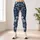 Navy Coastal Seashells, Starfish and Coral for Beach Days, Summer Travel and Ocean Lovers Leggings - 4