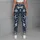 Navy Coastal Seashells, Starfish and Coral for Beach Days, Summer Travel and Ocean Lovers Leggings - 4