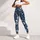 Navy Coastal Seashells, Starfish and Coral for Beach Days, Summer Travel and Ocean Lovers Leggings - 5