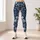 Navy Coastal Seashells, Starfish and Coral for Beach Days, Summer Travel and Ocean Lovers Leggings - 6