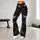 Crescent Moon and Starlit Sky for Cozy Winter Nights and Autumn Stargazing Leggings - 11