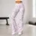 Blush Pink Hearts on Charcoal for Sweet Everyday Activewear and Casual Style Leggings - 11