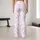 Blush Pink Hearts on Charcoal for Sweet Everyday Activewear and Casual Style Leggings - 10