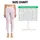 Blush Pink Hearts on Charcoal for Sweet Everyday Activewear and Casual Style Leggings - 1