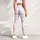 Blush Pink Hearts on Charcoal for Sweet Everyday Activewear and Casual Style Leggings - 6