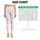 Blush Pink Hearts on Charcoal for Sweet Everyday Activewear and Casual Style Leggings - 3