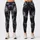 Charcoal Silver Vortex Swirls for Yoga, Pilates, and Everyday Active Lifestyle Wear Leggings - 3
