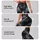 Charcoal Silver Vortex Swirls for Yoga, Pilates, and Everyday Active Lifestyle Wear Leggings - 2