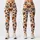 Orange Cocoa Animal Hearts for Playful Weekend Wellness and Everyday Style Leggings - 3