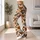 Orange Cocoa Animal Hearts for Playful Weekend Wellness and Everyday Style Leggings - 11