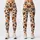 Orange Cocoa Animal Hearts for Playful Weekend Wellness and Everyday Style Leggings - 1