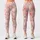 Soft Pink Daisy and Coral Bloom Motifs for Spring Fitness and Everyday Casual Style Leggings - 3