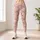 Soft Pink Daisy and Coral Bloom Motifs for Spring Fitness and Everyday Casual Style Leggings - 4