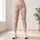 Soft Pink Daisy and Coral Bloom Motifs for Spring Fitness and Everyday Casual Style Leggings - 6