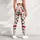Cherry Hearts and Sweet Red Cherries for Playful Valentine's Day Fitness Style for Her Leggings - 4
