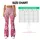 Pink Ombré Wildflower Blooms for Yoga, Running and Everyday Fitness Leggings - 7