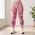 Pink Ombré Wildflower Blooms for Yoga, Running and Everyday Fitness Leggings - 4