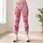 Pink Ombré Wildflower Blooms for Yoga, Running and Everyday Fitness Leggings - 6