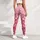 Pink Ombré Wildflower Blooms for Yoga, Running and Everyday Fitness Leggings - 4