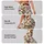 Ivory Red Cherry and Green Leaf Motif for Cheerful Everyday Activewear Leggings - 8