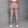 Blush Pink White Blossoms for Yoga, Gym, and Everyday Activewear Leggings - 5