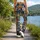 Celestial Sun And Moon Checks For Yoga, Running And Everyday Women's Activewear Style Leggings - 12