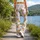 Playful Orange Corgis And Paw Prints For Cozy Everyday Activewear Leggings - 12