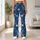 Dusty Blue and Ivory Star Motifs for Everyday Movement, Studio Sessions, and Weekend Wear Leggings - 11
