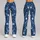 Dusty Blue and Ivory Star Motifs for Everyday Movement, Studio Sessions, and Weekend Wear Leggings - 9