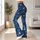 Dusty Blue and Ivory Star Motifs for Everyday Movement, Studio Sessions, and Weekend Wear Leggings - 12