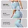 Aqua And White Starry Sky Motif For Everyday Fitness And Relaxed Casual Wear For Women Leggings - 8