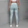 Aqua And White Starry Sky Motif For Everyday Fitness And Relaxed Casual Wear For Women Leggings - 4