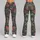 Teal Coral Paisley Floral Motifs for Yoga, Pilates, Travel and Everyday Activewear Style Leggings - 9