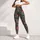 Teal Coral Paisley Floral Motifs for Yoga, Pilates, Travel and Everyday Activewear Style Leggings - 4