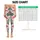 Coral Flamingo Stripes for Tropical Fitness Style and Playful Everyday Wear for Women Leggings - 3